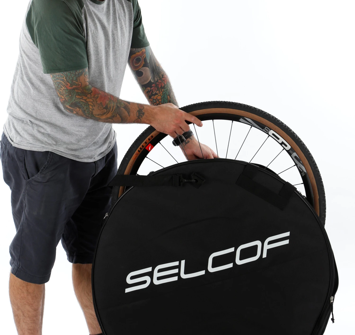 Selcof Padded Double Wheel And Tyre Bag - Image 4