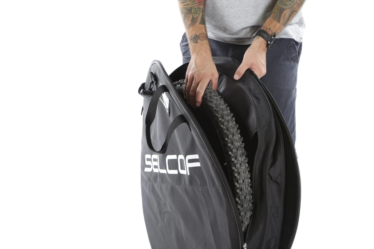 Selcof Padded Double Wheel And Tyre Bag - Image 5