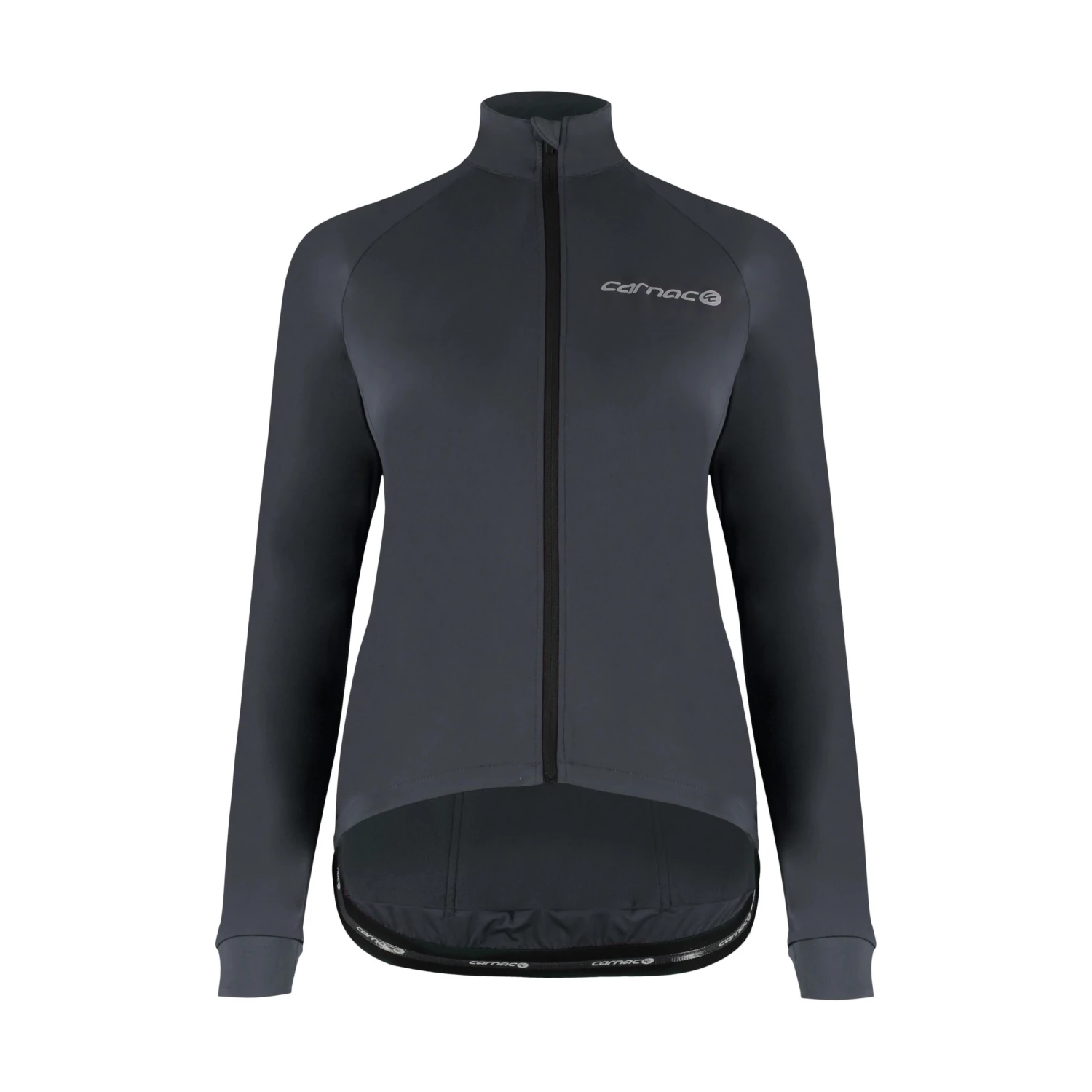 Carnac Women's Charcoal Long Sleeve Windproof Cycling Jersey