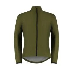 Carnac Men's Olive Waterproof Cycling Rain Jacket