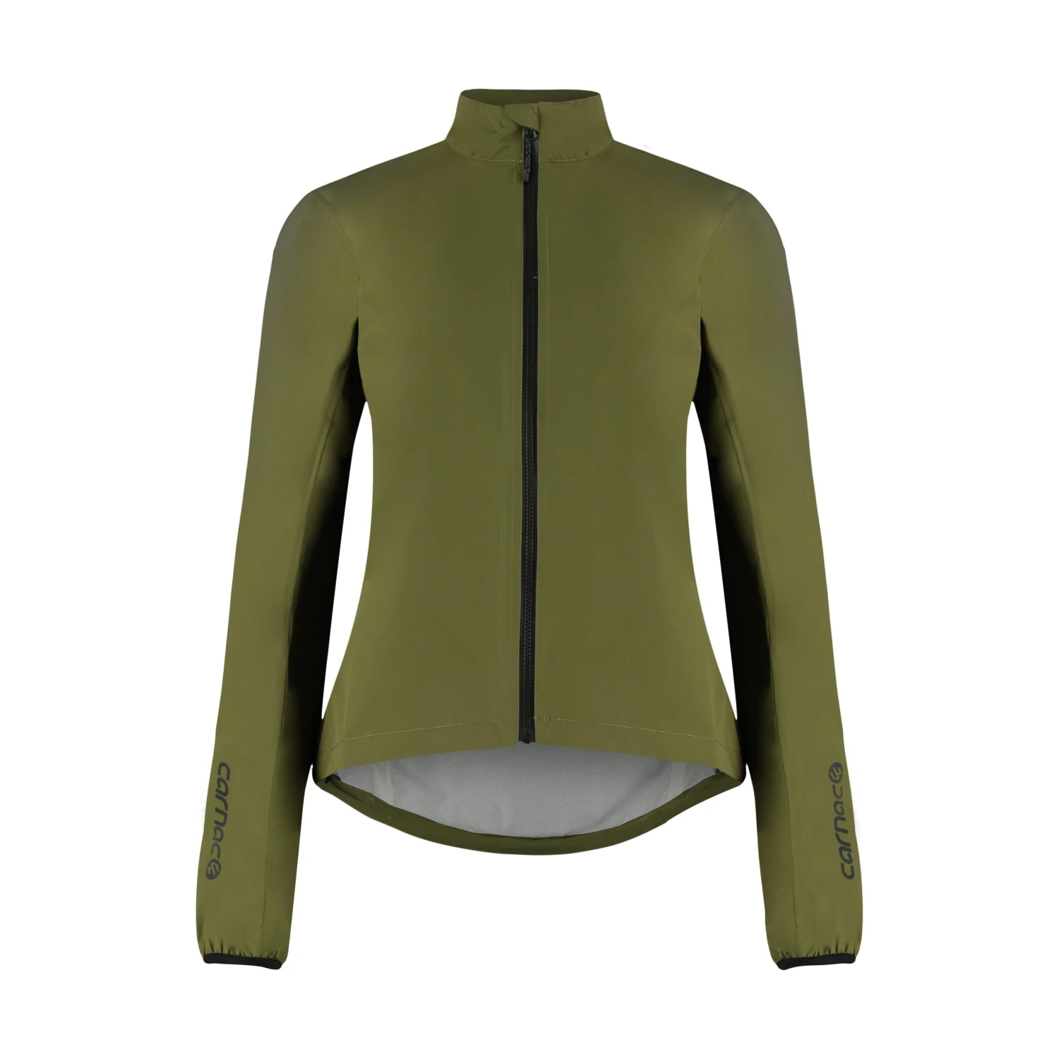 Carnac Women's Olive Waterproof Cycling Rain Jacket