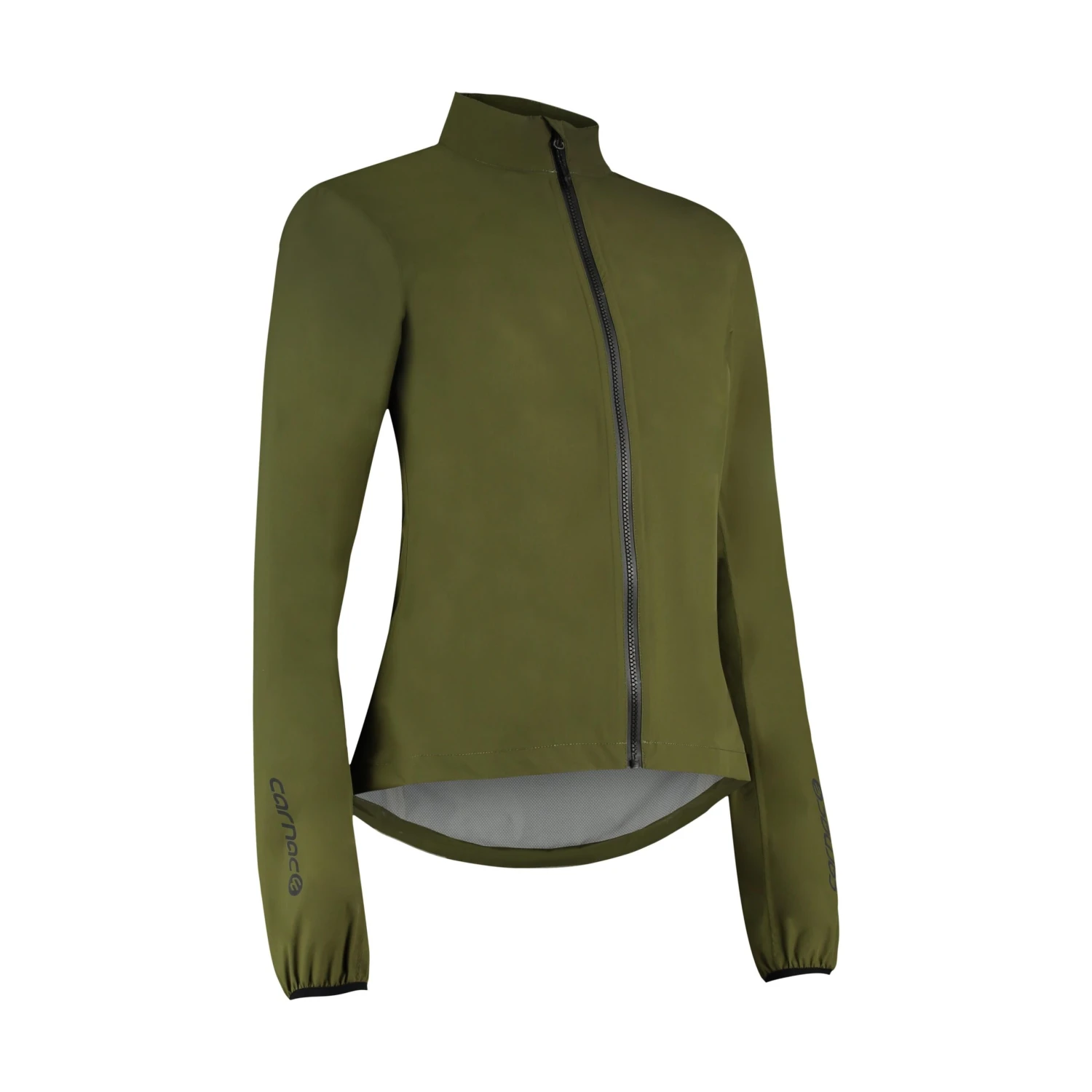 Carnac Women's Olive Waterproof Cycling Rain Jacket - Image 3
