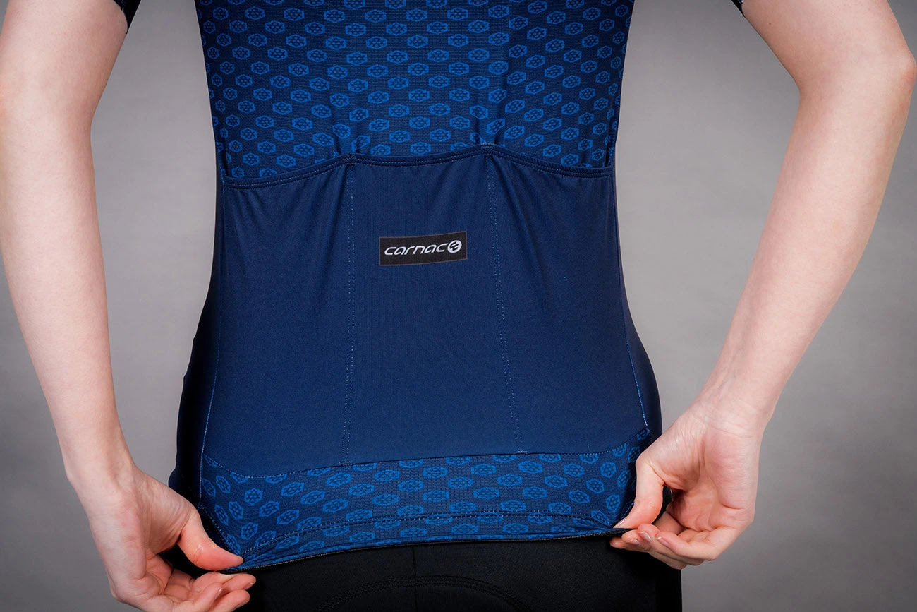 Carnac Women's Short Sleeve Jersey / Navy - Image 6