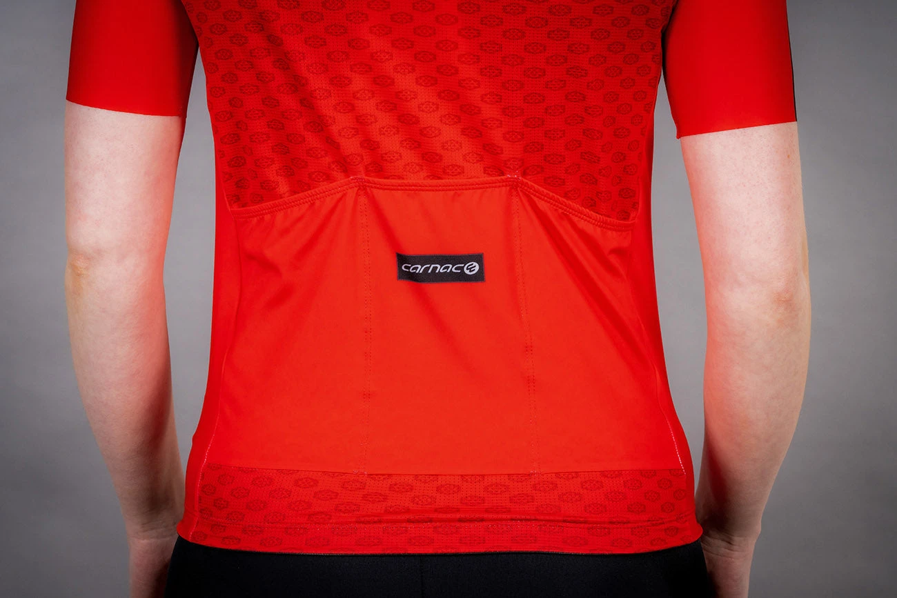Carnac Women's Short Sleeve Jersey / Red - Image 6