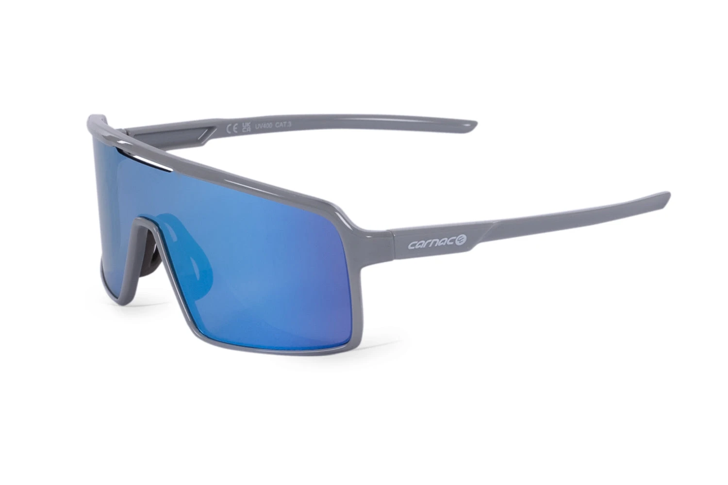 Carnac Juno Sunglasses / Cool Grey Frame & Ice Blue Revo Lens - Image 3