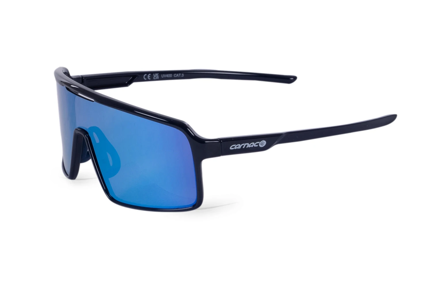 Carnac Juno Sunglasses / Dark Navy Frame & Ice Blue Revo Lens - Image 3