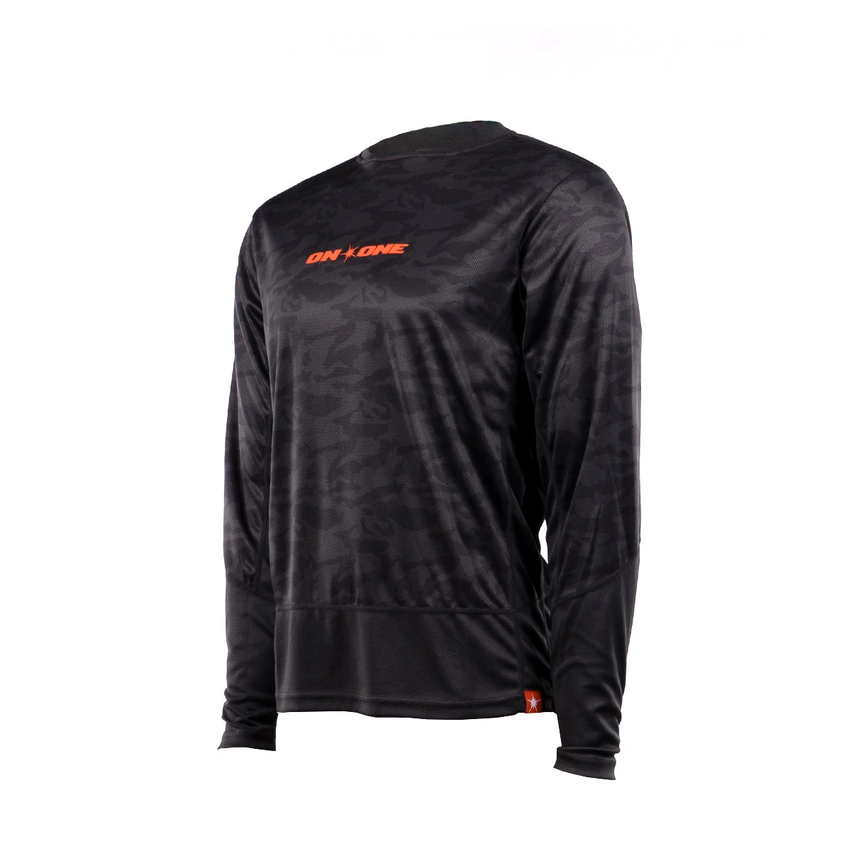 On-One MX Long Sleeve Trail Jersey Men’s Charcoal - Image 3