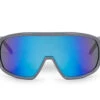 Carnac Para Sunglasses / Cool Grey Frame & Blue Revo Lens