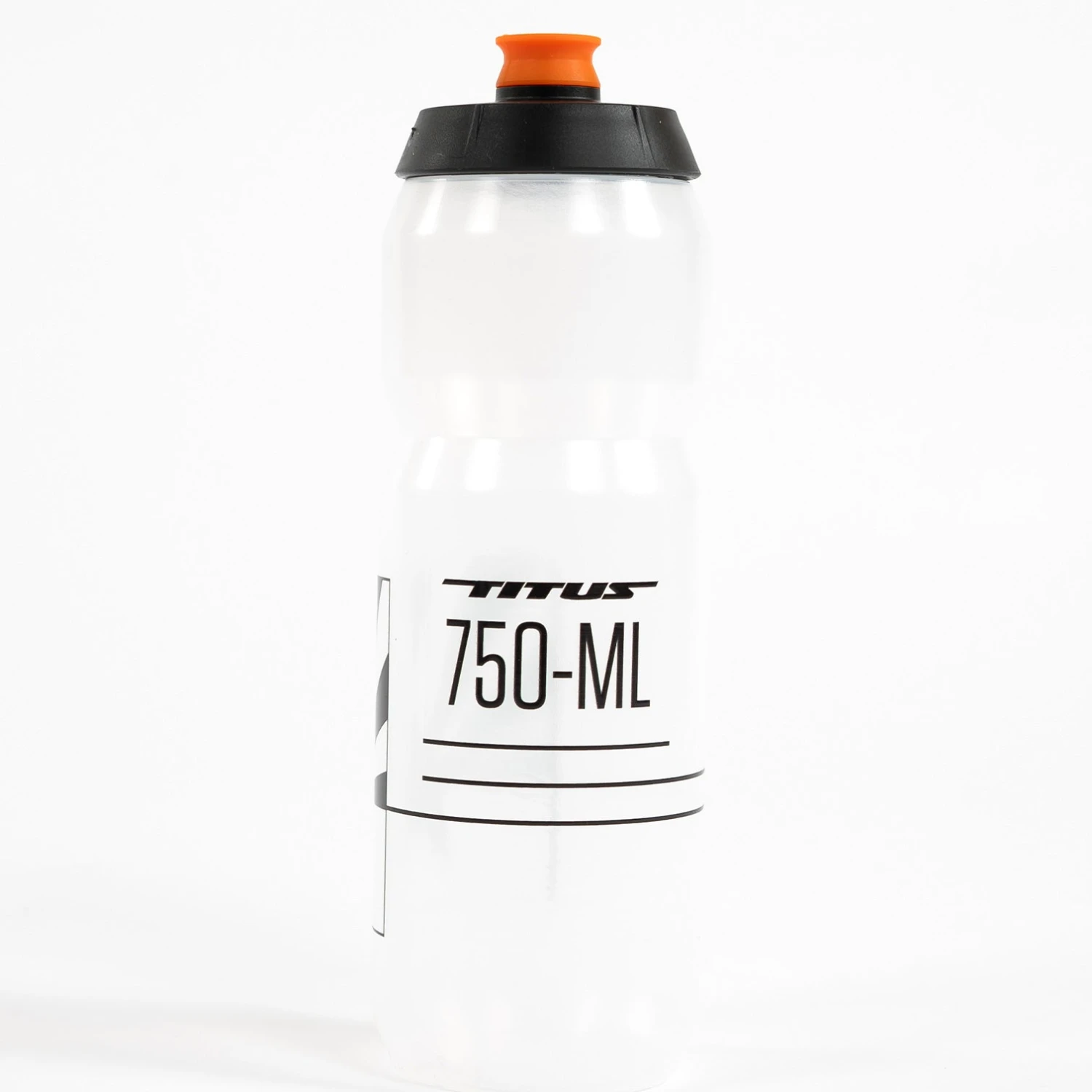 Titus 750ml Water Bottle / Clear & Black - Image 2